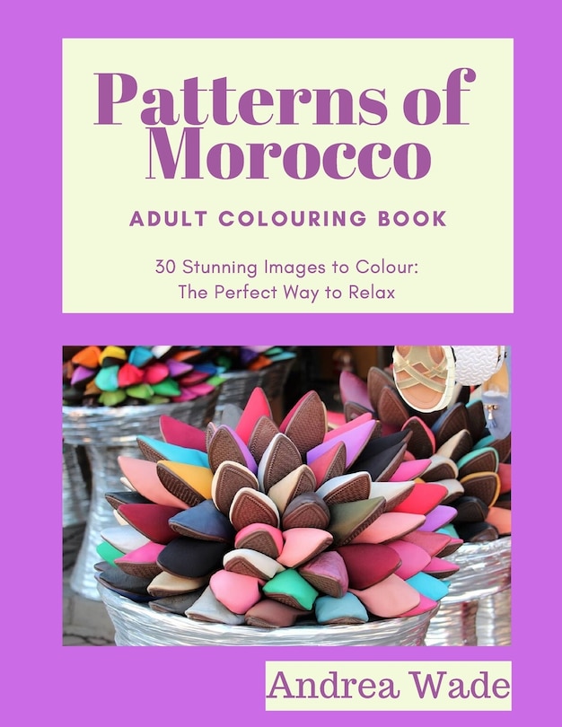 Couverture_Patterns of Morocco Adult Colouring Book