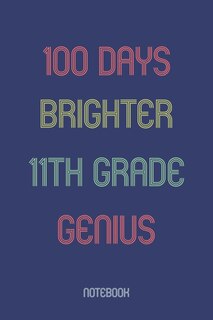 Front cover_100 Days Brighter 11th Grade Genuis