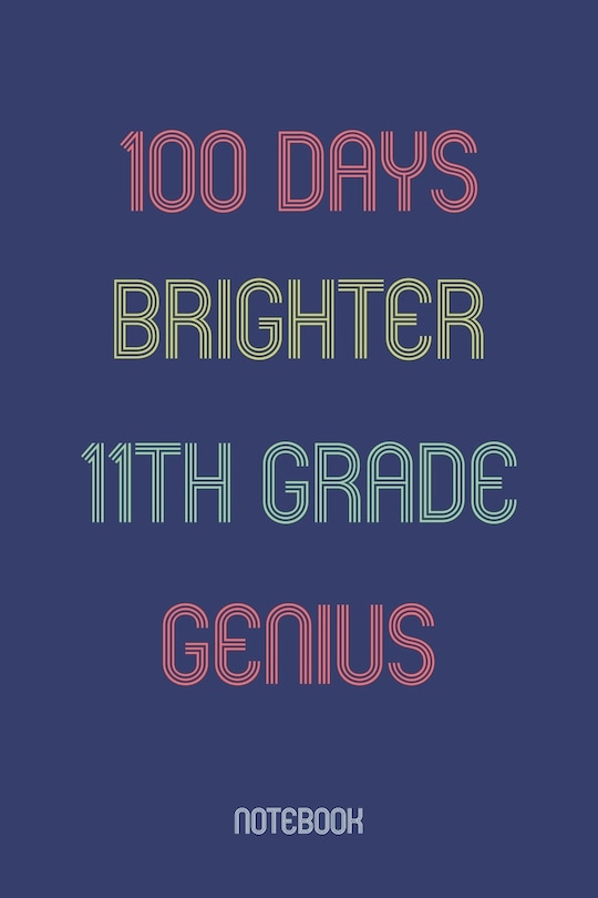 Front cover_100 Days Brighter 11th Grade Genuis