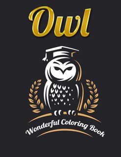 Front cover_Owl Coloring Book for Girls