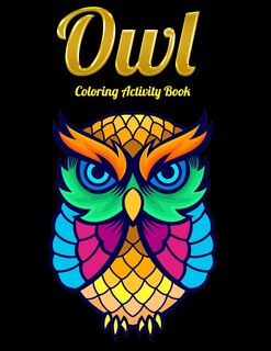 Front cover_Owl Coloring Activity Book