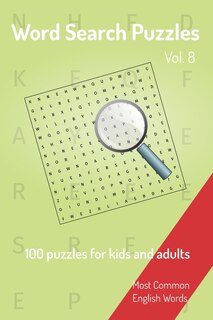 Couverture_Word Search Puzzles - 100 puzzles for kids and adults