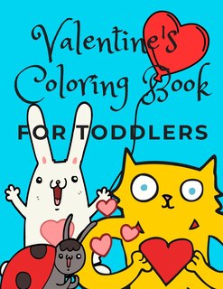 Front cover_Valentine's Coloring Book For Toddlers