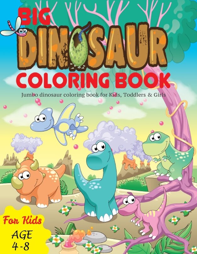 Couverture_Big Dinosaur Coloring Book