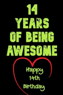 Front cover_14Years Of Being Awesome, Happy 14th Birthday