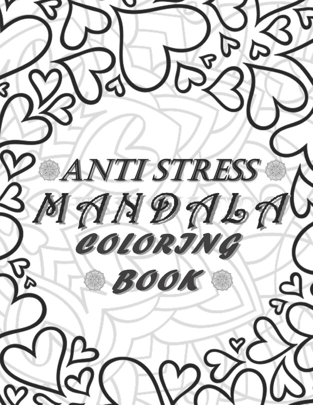 Front cover_Anti Stress MANDALA Coloring Book