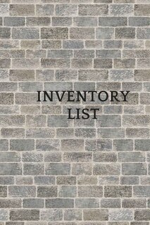 Front cover_Inventory list