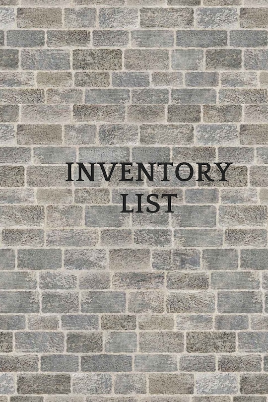 Front cover_Inventory list
