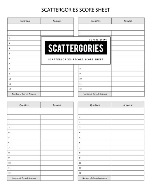 Front cover_BG Publishing Scattergories Score Sheet