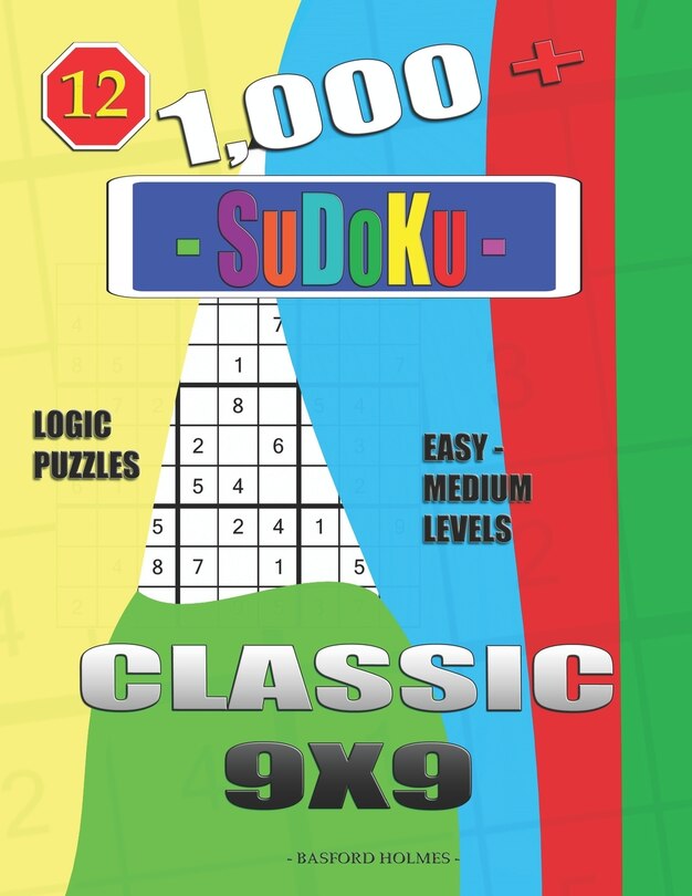 Front cover_1,000 + Sudoku Classic 9x9