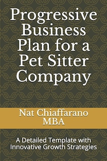 Couverture_Progressive Business Plan for a Pet Sitter Company