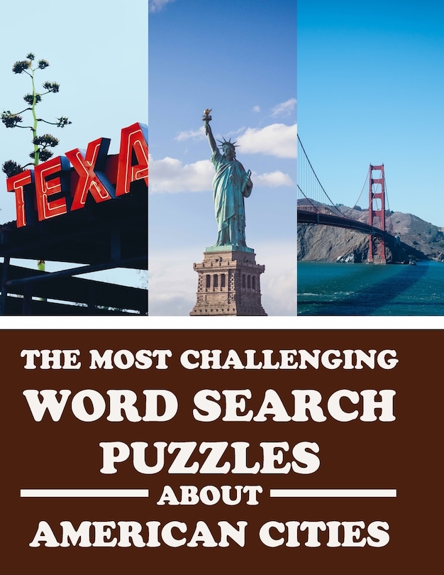 Front cover_The Most Challenging Word Search Puzzles About American Cities