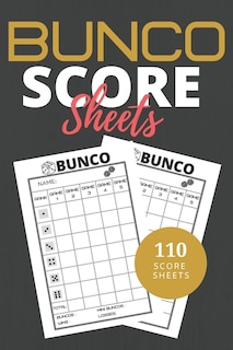 Front cover_Bunco Score Sheets