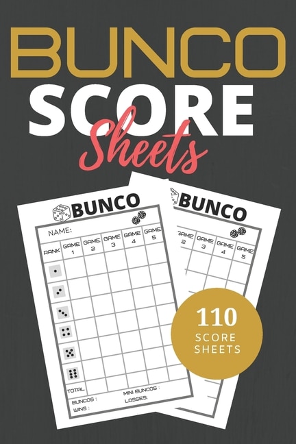 Front cover_Bunco Score Sheets