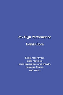 Front cover_My High Performance Habits Book