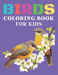 Front cover_Birds Coloring Book for kids