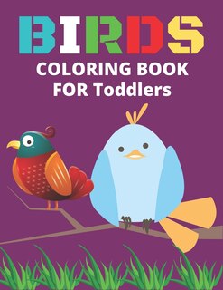 Front cover_Birds Coloring Book for Toddlers