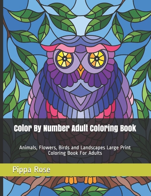 Couverture_Color By Number Adult Coloring Book