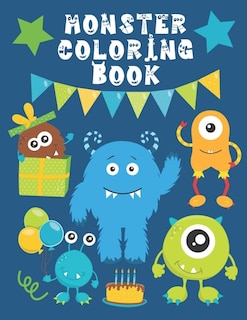 Couverture_Monster Coloring Book