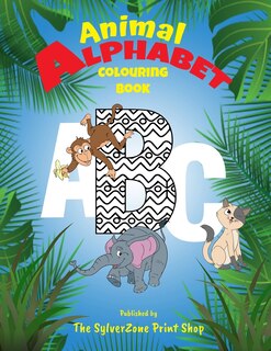Front cover_Animal Alphabet Colouring Book