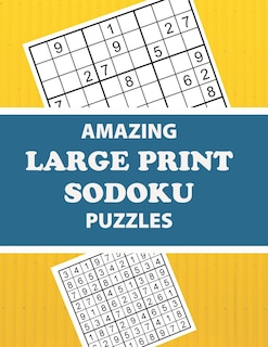 Front cover_Amazing Large Print Sodoku Puzzles