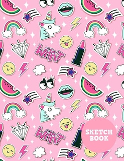 Sketch Book: Pretty Note Pad for Drawing, Writing, Painting, Sketching or Doodling - Art Supplies for Kids, Boys, Girls, Teens Who Wants to Learn How to Draw - Vol. XL 0488