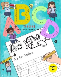 Front cover_ABCD Tracing Book for Preschoolers