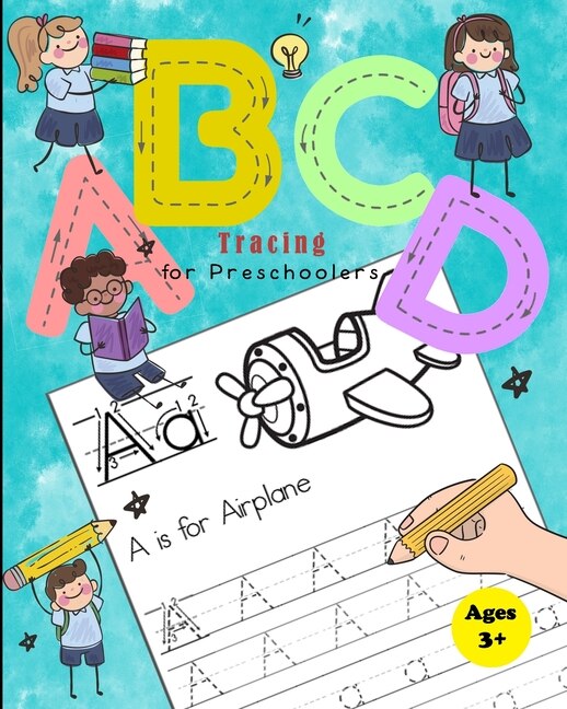 Front cover_ABCD Tracing Book for Preschoolers