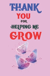 Front cover_Thank You For Helping Me Grow