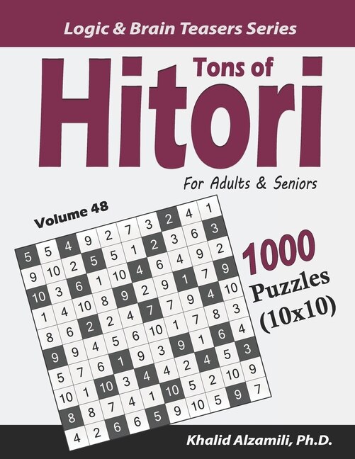 Front cover_Tons of Hitori for Adults & Seniors