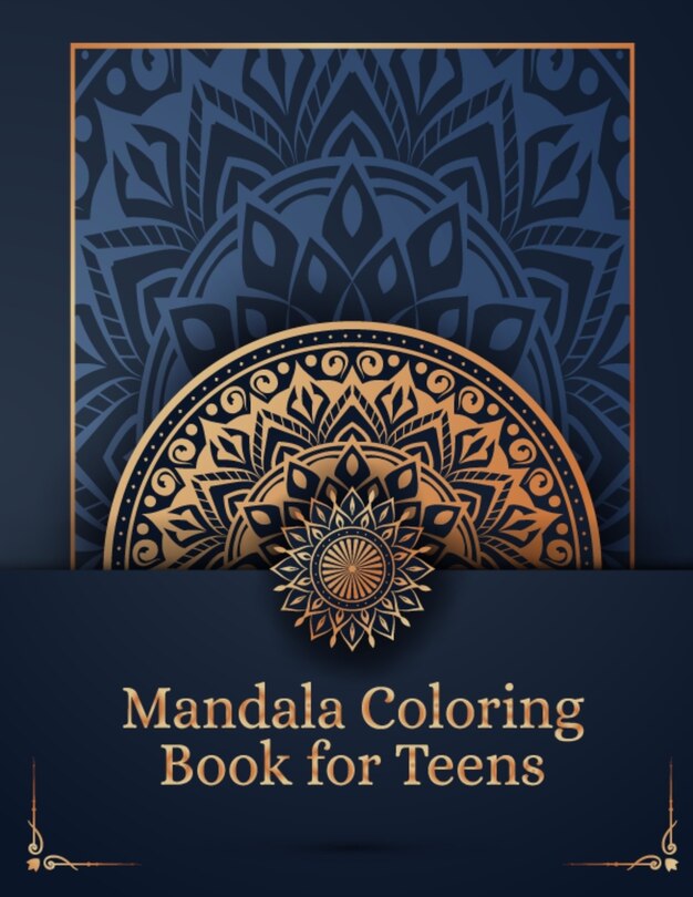 Couverture_Mandala Coloring Book for Teens