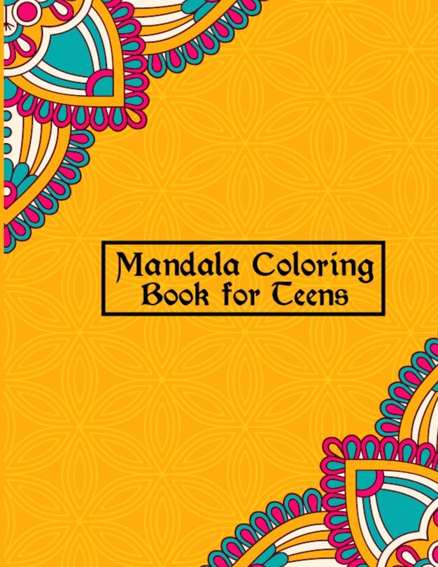 Front cover_Mandala Coloring Book for Teens
