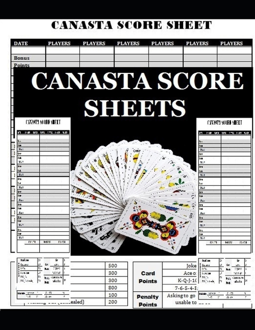 Front cover_Canasta Score Sheets