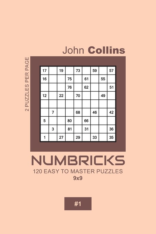 Couverture_Numbricks - 120 Easy To Master Puzzles 9x9 - 1