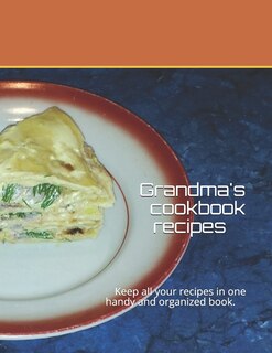 Front cover_Grandma's cookbook recipes