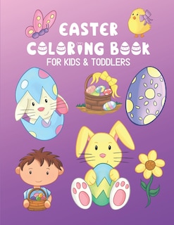 Front cover_Easter Coloring Book For Kids & Toddlers