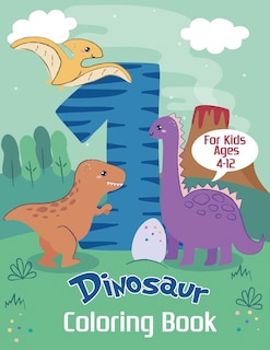 Couverture_Dinosaur Coloring Book for Kids Ages 4-12