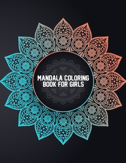 Front cover_Mandala Coloring Book for Girls