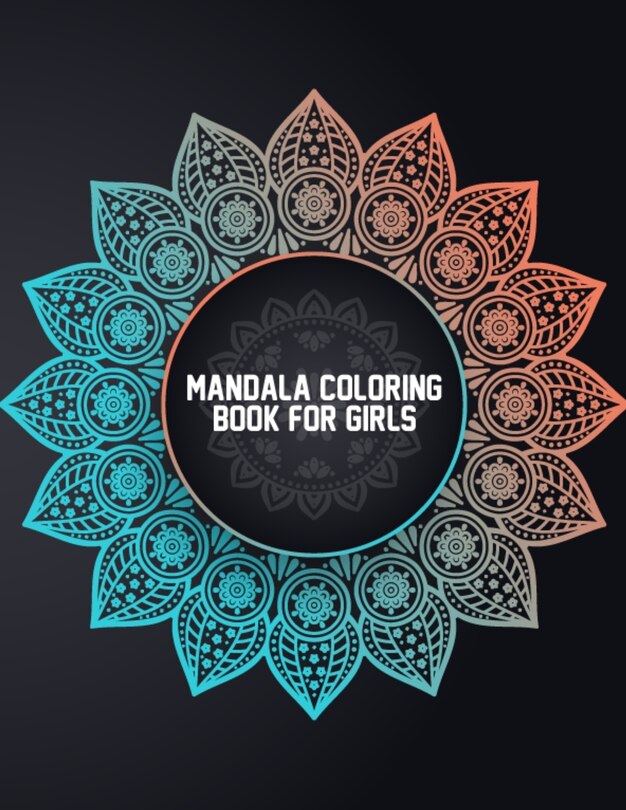 Front cover_Mandala Coloring Book for Girls