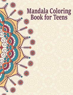Front cover_Mandala Coloring Book for Teens