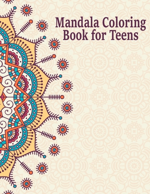 Front cover_Mandala Coloring Book for Teens