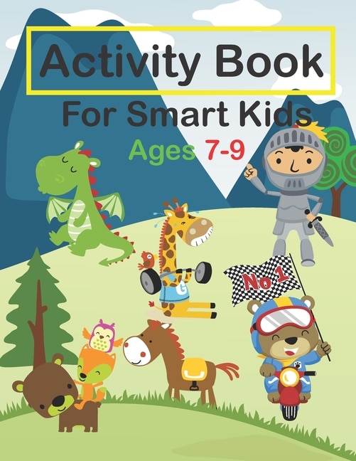 Front cover_Activity Book For Smart Kids Ages 7-9