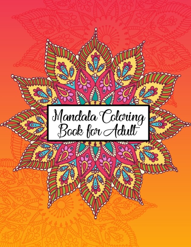 Couverture_Mandala Coloring Book for Adult