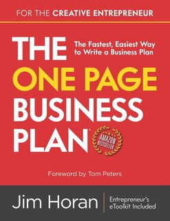 Couverture_The One Page Business Plan for the Creative Entrepreneur
