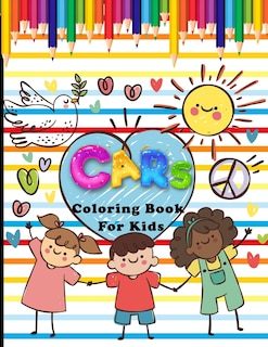 Cars Coloring Book For Kids: 30 Different Automobiles to Color, Trucks, Race Car, Police Car, Taxi, Jeep, Planes, Helicopters, Tractors, Vehicles and More