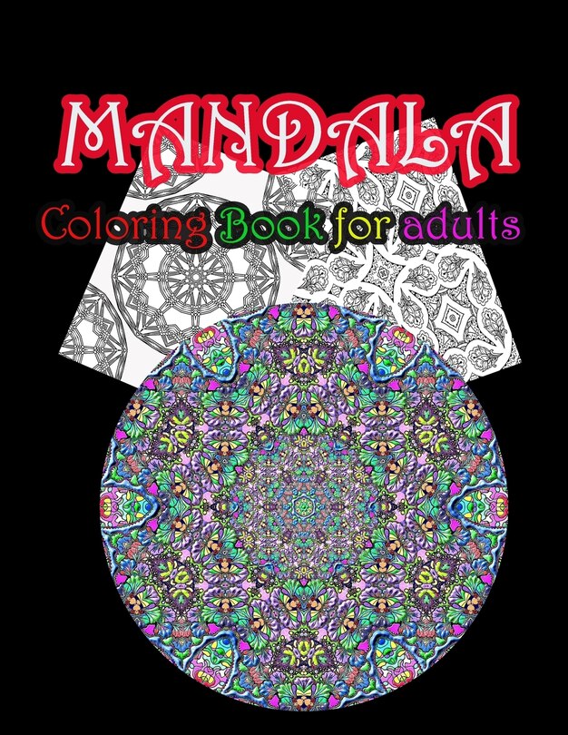 Front cover_Mandala Coloring Book For Adults