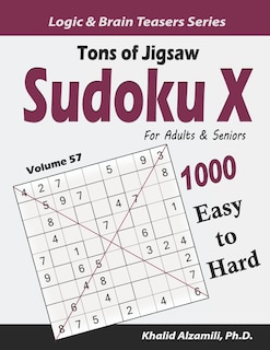 Front cover_Tons of Jigsaw Sudoku X for Adults & Seniors