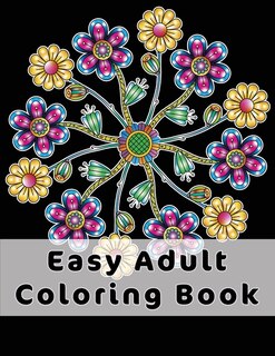 Front cover_Easy Adult Coloring Book