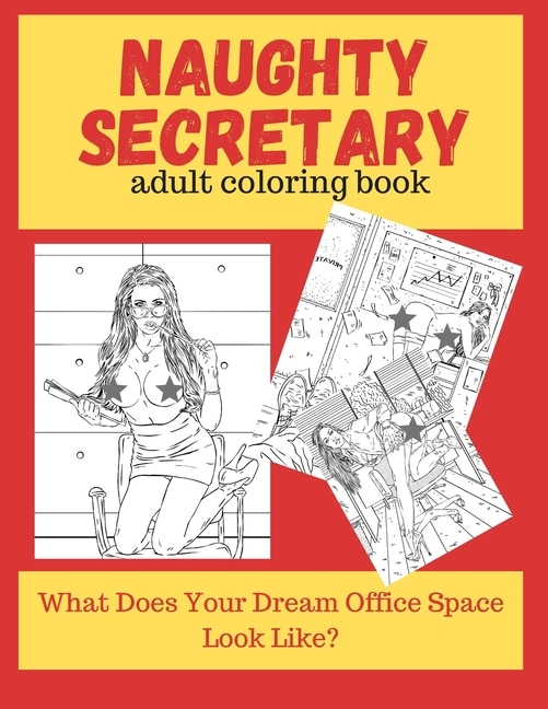 Couverture_Naughty Secretary Adult Coloring Book