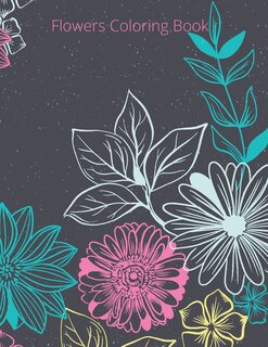 Front cover_Flowers Coloring Book